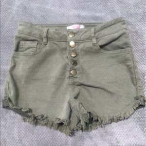 High waisted shorts